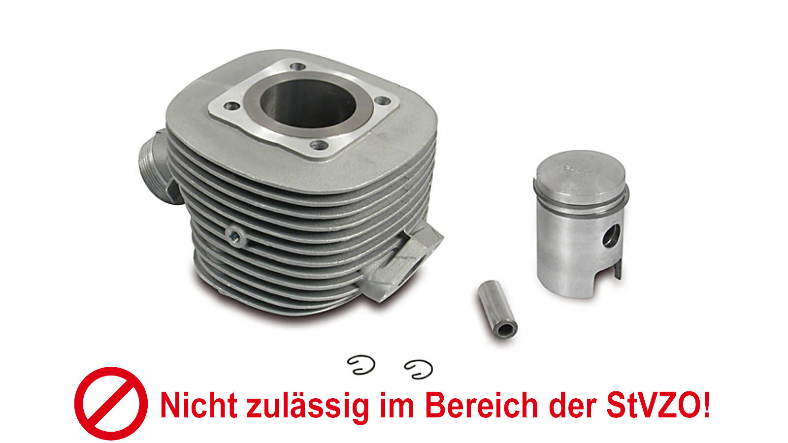 Zylinder + Kolben 63ccm (Almot) für Simson KR51/1, SR4-2,-4, 102,00 €