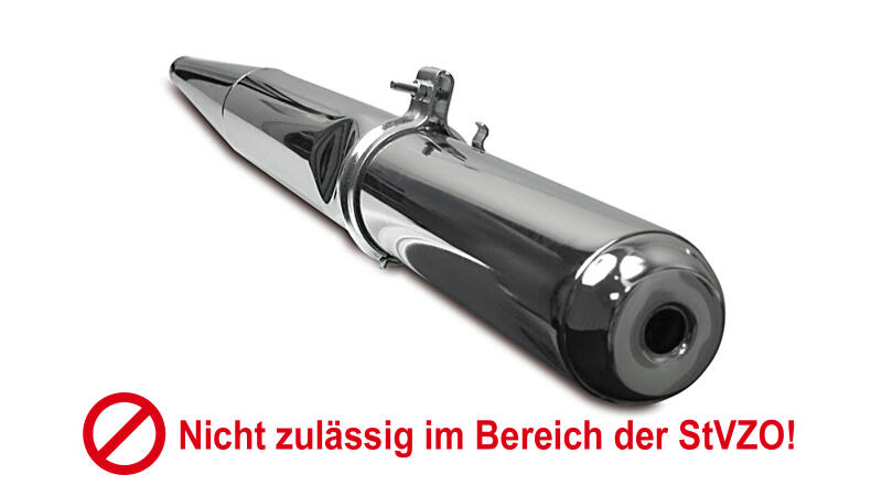 Tuningauspuff 32mm mit Gegenkonus + Doppelrohr S51 Enduro **, 59,95 €