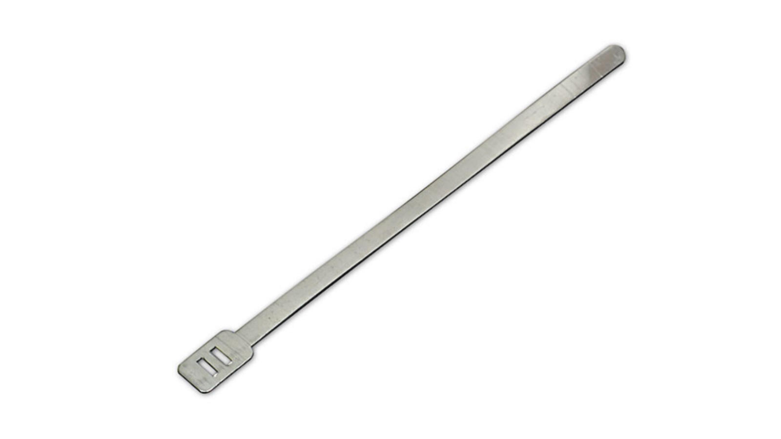 Kabelbinder Aluminium 165mm lang, 6mm breit, 0,5mm dick, 2,88 €